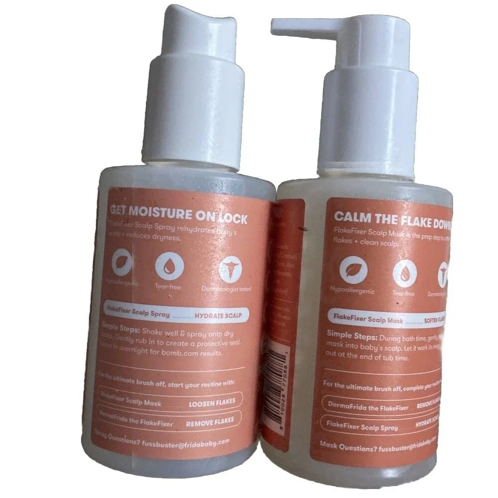 Frida Baby Oh Crap! Cradle Cap Flake Fixer Scalp Mask Spray Soften Hydrate 5 oz
